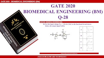 GATE2020 Biomedical Engineering Solved Question - Q28 (Tamil)