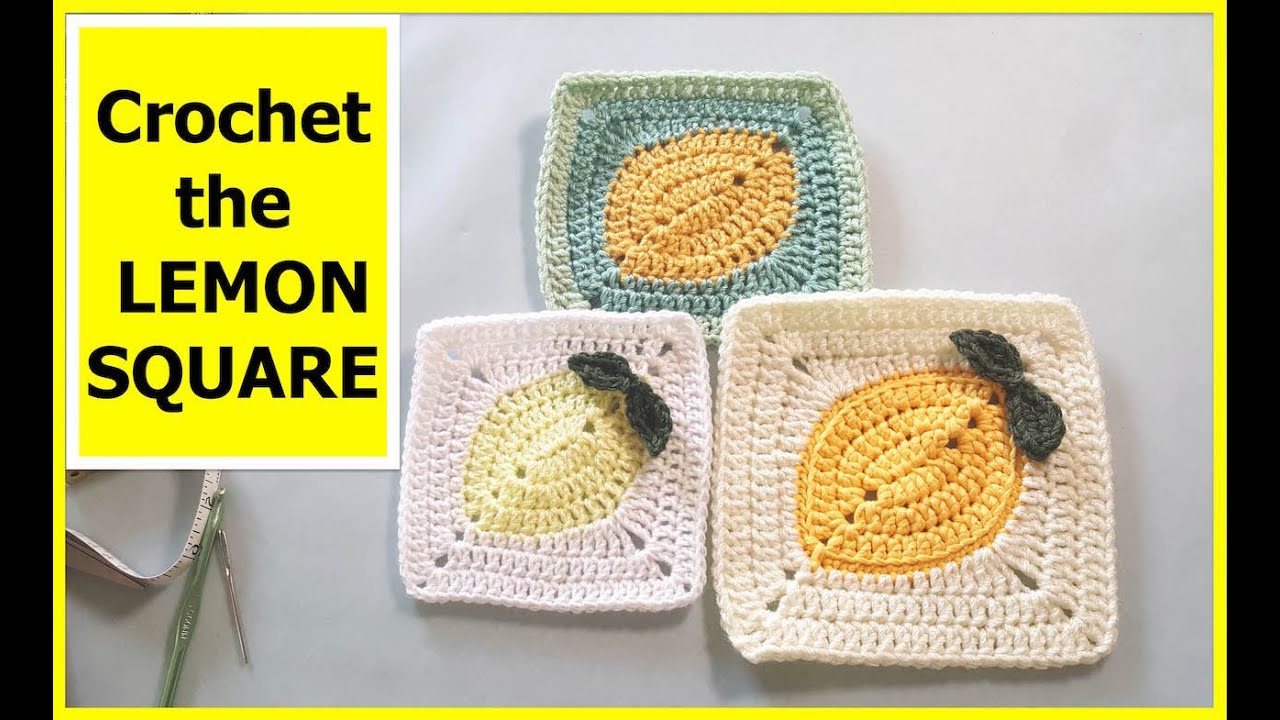 Crochet the Lemon Square!  //  SS