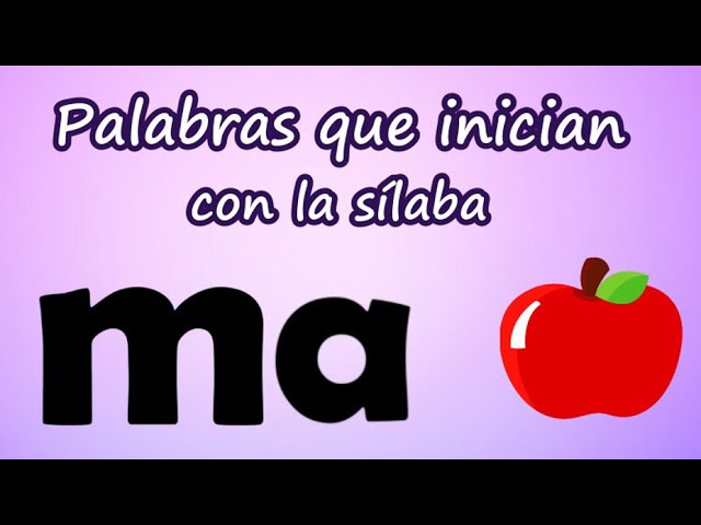 Palabras que inician con Ma | Aprende a leer y escribir - thptnganamst.edu.vn