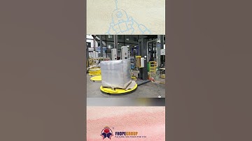 Fully Automatic Pallet Wrapping Machine | Auto Film Clamp & Cutting System for Logistics Lines