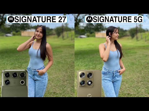 Motorola Signature 27 Vs Mororola Signature Camera Test Comparison