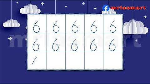 Learn to Write Numeral 6 | Precise Formation | Merryland Academy Digital Classroom