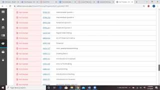 COLL-101- Locating and Understanding Course Requirements for Your Major Instructional Video