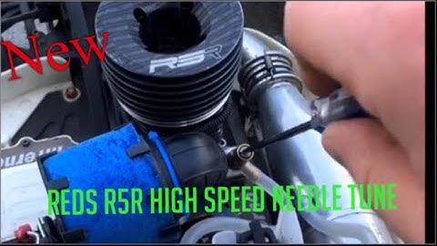 tuning the high speed needle on your nitro engine REDS R5r . kyosho inferno mp9 tki4.