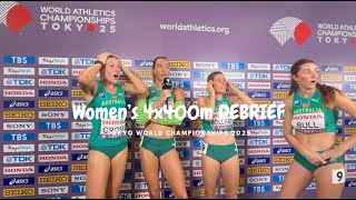 We just missed the World Champs final | Women's 4x400m interview