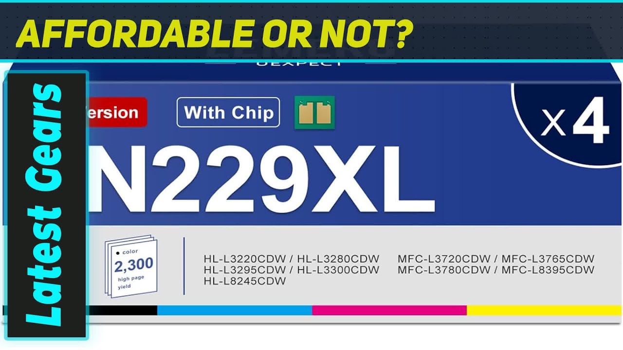 Best TN229XL Toner Cartridges for Brother Printers! - YouTube