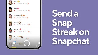 How to Create and Send a Snap Streak on Snapchat