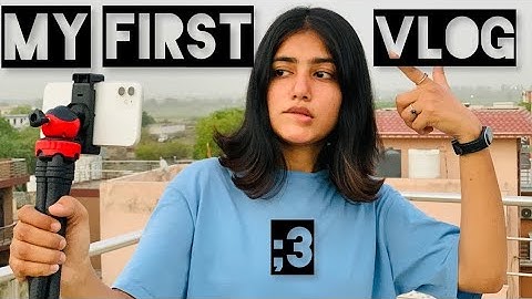 MY FIRST VLOG ❤ || MY FIRST VIDEO ON YOUTUBE  || ROHIT SISODIYA