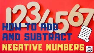 Adding and Subtracting Negative Numbers