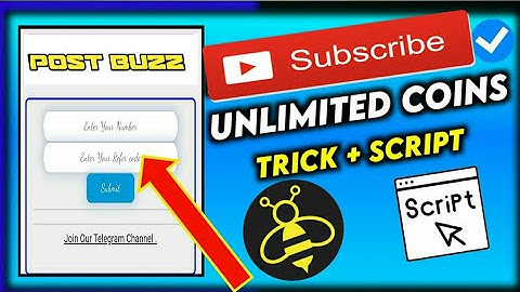 PostBuzz app script unlimited coins adder