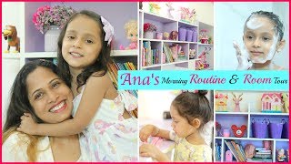 Anaya's MORNING Routine \& ROOM Tour | #Kids #Fun #Vlog #DIML #ShrutiArjunAnand