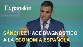 Sánchez: "La economía española va como un cohete"