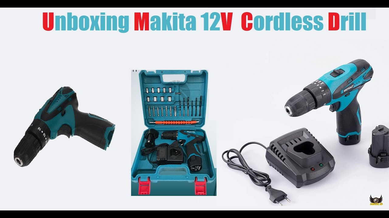 Unboxing Makita 12v Cordless Drill YouTube