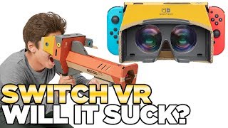 Nintendo Switch VR with Cardboard. Labo VR.