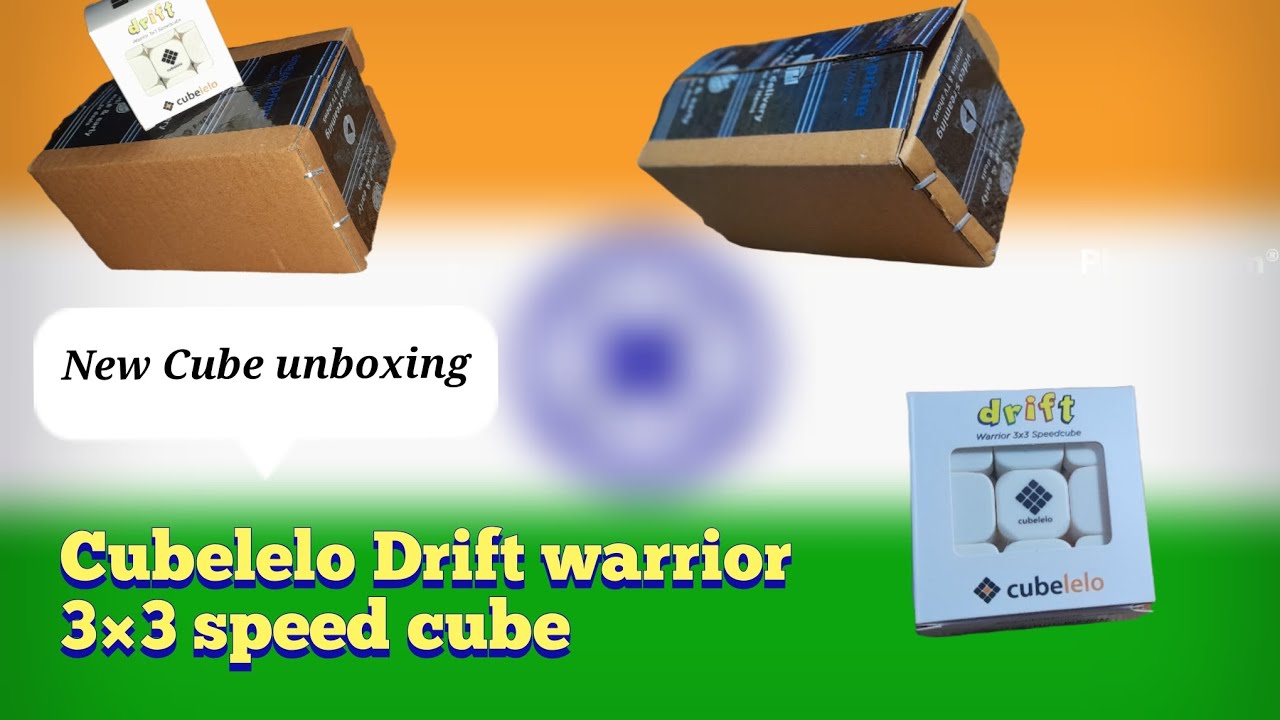 Cubelelo Drift warrior 3×3 Speed Cube Unboxing By 