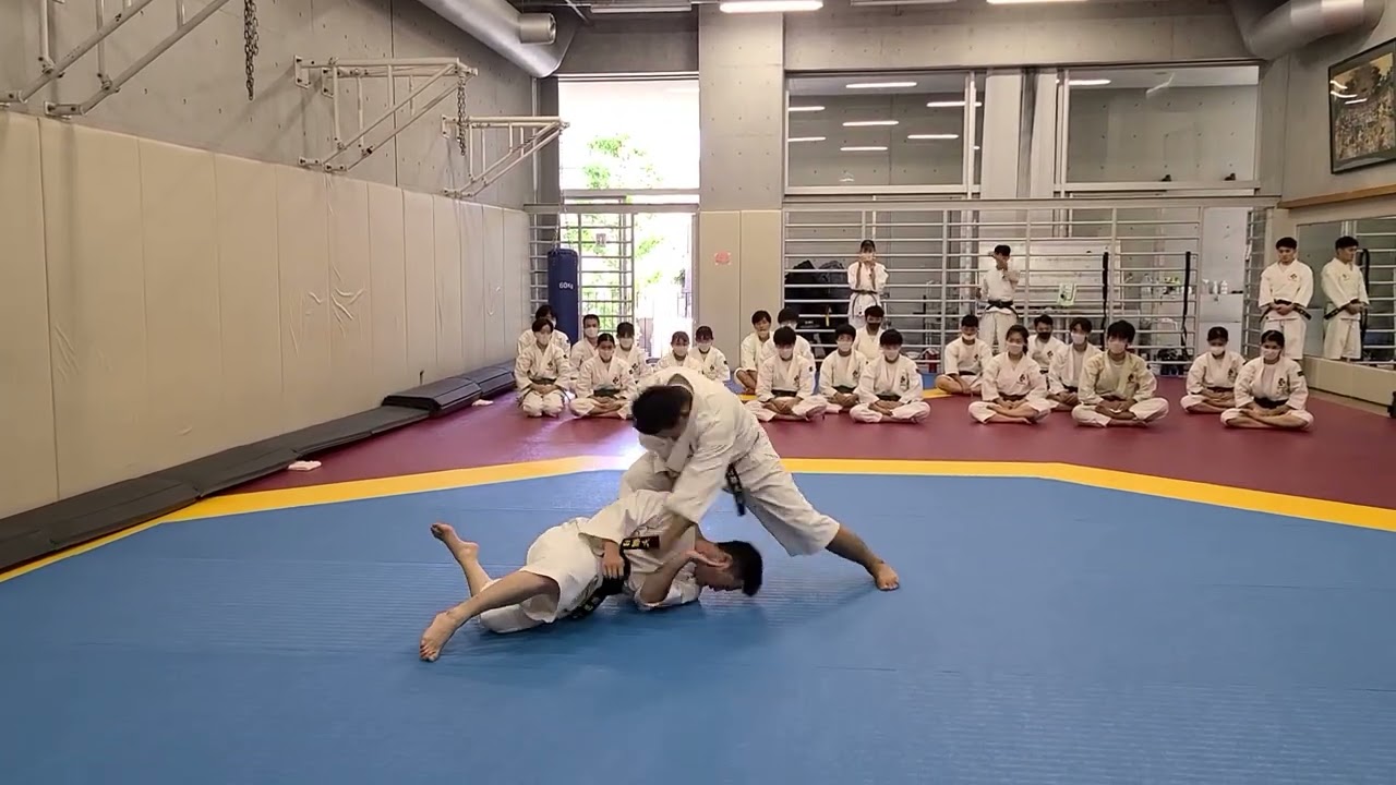 日体大少林寺拳法部　谷　前田組　合同稽古模範演武