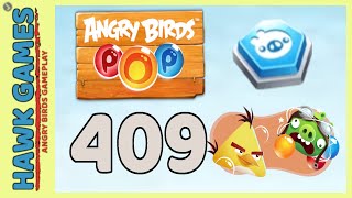 Angry Birds Stella POP Bubble Shooter Level 409 - Walkthrough, No Boosters