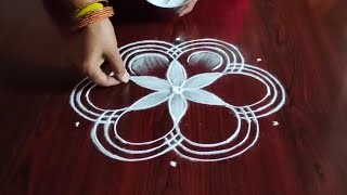 2 Friday special rangolis (5×3) dot's...