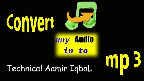 Convert Audio to Mp3 How || To Convert MP3 Audio File WAV, M4A, , WMA, MP2, AMR,aac,FLAC|Audio kese