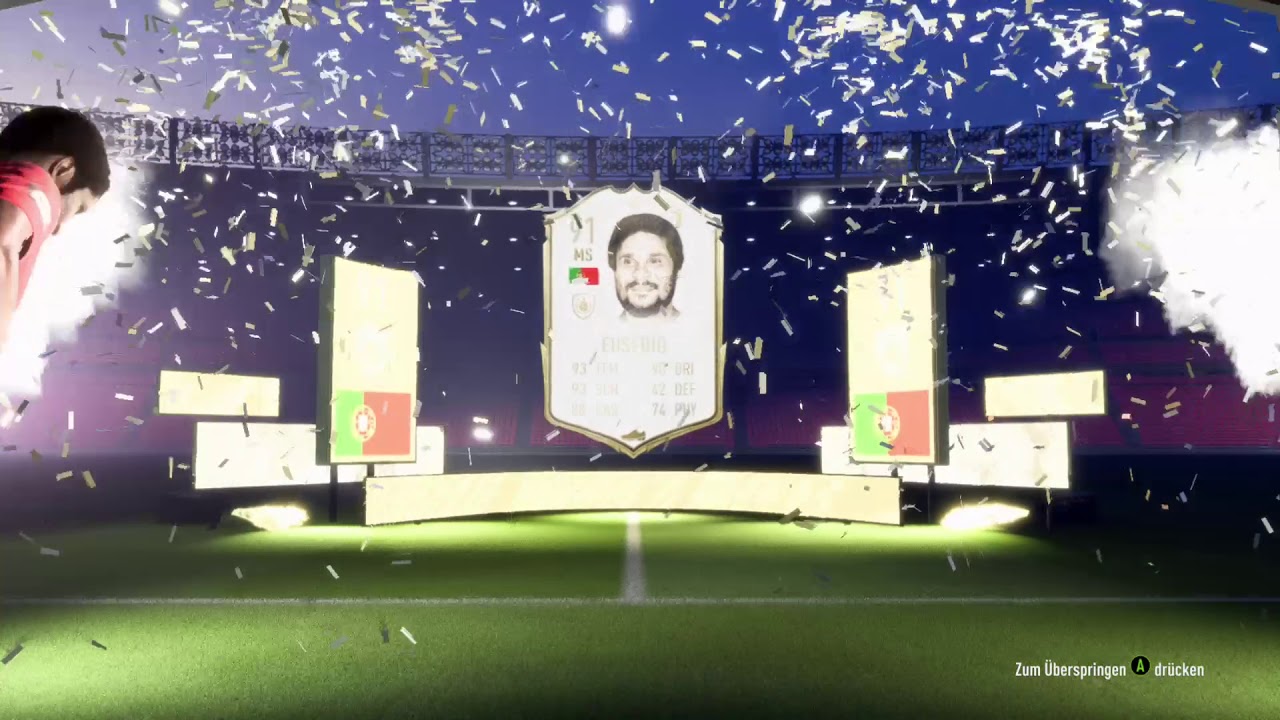 OMG I PACKED EUSEBIO IN MY MID ICON PACK!!!