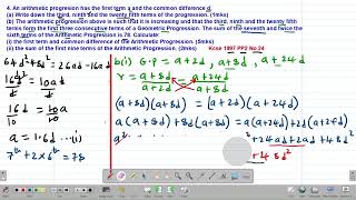 MATH: FORM 3: SEQUENCES AND SERIES (G.P): LESSON 9 (KCSE 1995 PP2 NO.24)