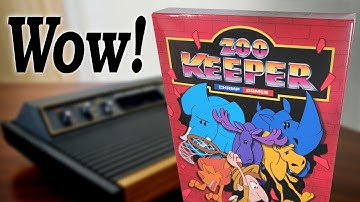 Zoo Keeper on the Atari 2600 - SIMPLY AMAZING! - Champ Games Homebrew