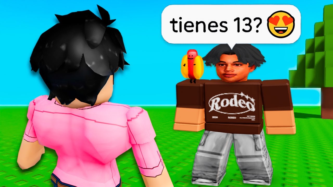Buscando gente rara en Roblox...