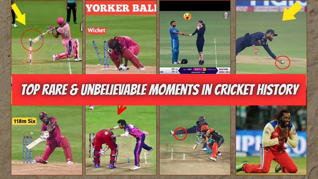 Unbelievable moments in cricket history | Cricket moments that shocked ...