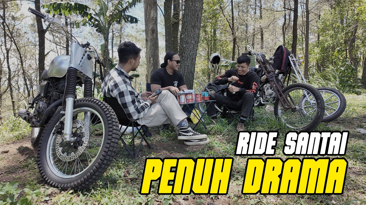 RIDE SANTAI PENUH DRAMA | POV Riding, Pure sound | LongFork Chopper #chopper #motorcustom #sunmori