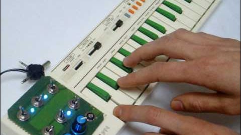 RC CIRCUIT BENT CASIO PT 1 MINI SYNTH KEYBOARD