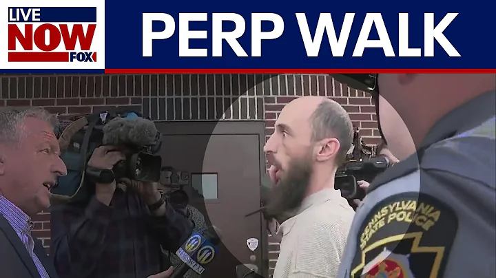 Cody Balmer: Man accused of setting fire to Shapiro home arrives at court, sticks tongue out