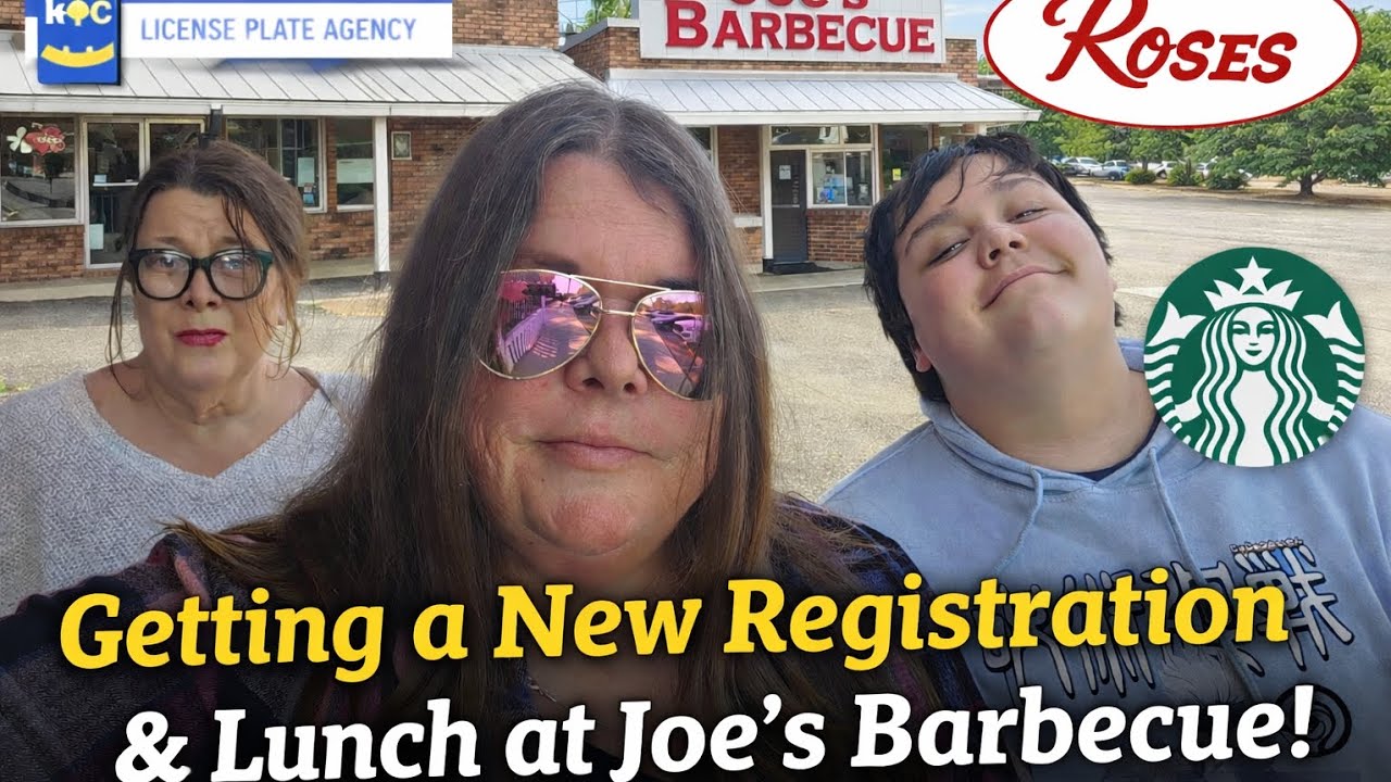 License Plate Agency Visit + Joe’s Barbecue Whiteville | Roses Shopping & Starbucks Vlog