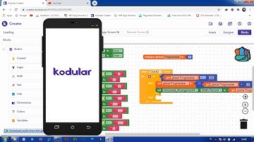 Mengenal dan Sign In kodular