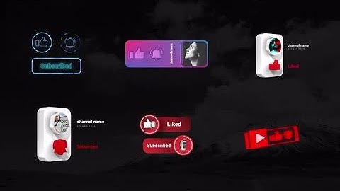 Youtube Subscribe Elements DaVinci Resolve Templates