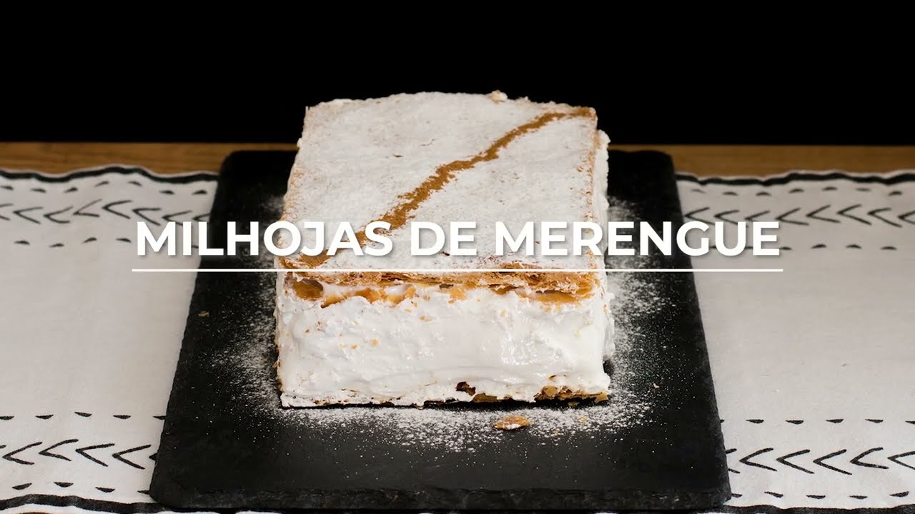 Milhojas de merengue