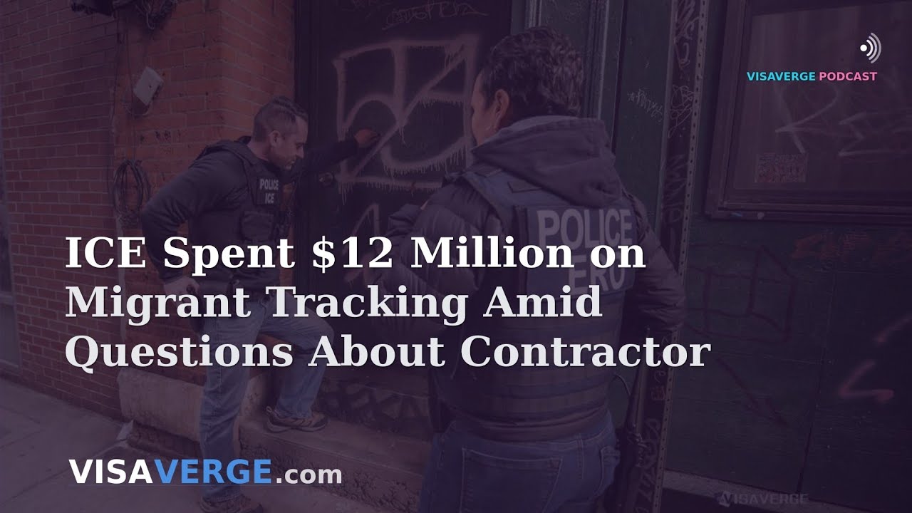 ICE Spent $12 Million on Migrant Tracking Amid Questions About Contractor