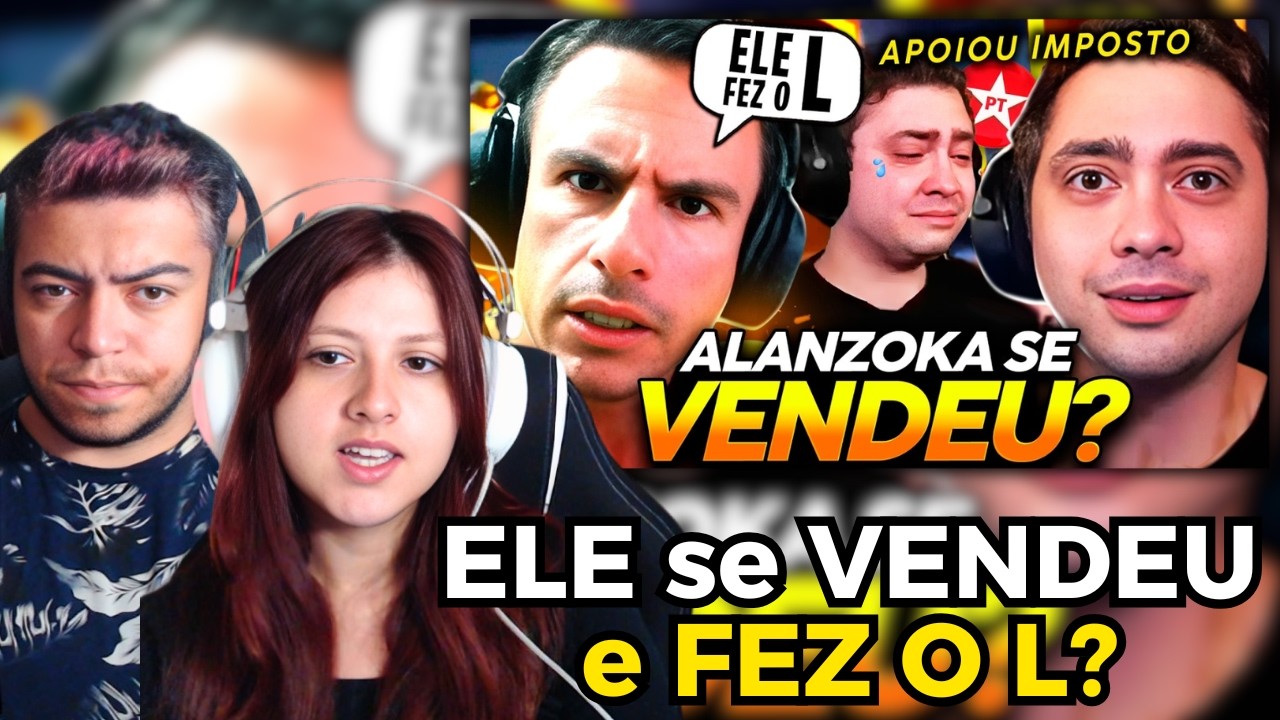 SUPER XANDÃO REAGINDO a ALANZOKA ESTÁ SENDO CANCELADO por APOIAR o LULA... | REACT