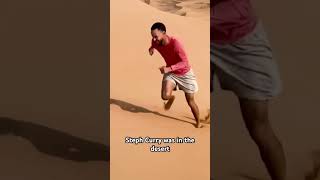 Celebrity Steph Curry Conquered Some Workouts in the Desert Dunes | #shorts Net Worth