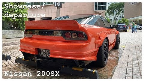 ONE AND ONLY! NISSAN 200SX RS13 ROCKET BUNNY V2 WIDEBODY KIT AT MILLENIA WALK DEPARTURE!