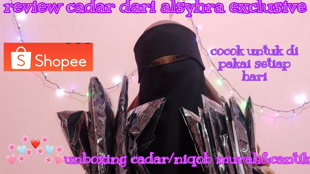 UNBOXING CADAR/NIQOB MURAH&CANTIK (SHOPEE HAUL)