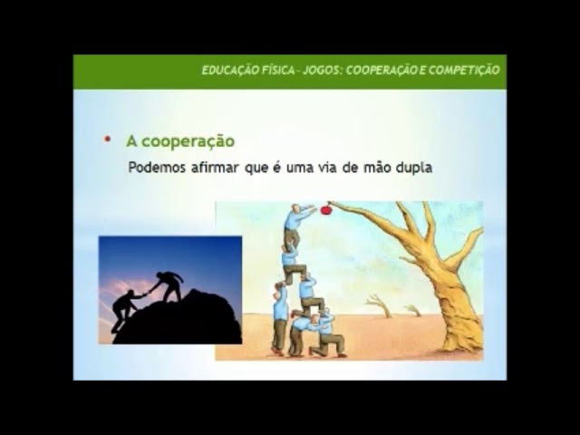 Portal do Professor - COOPERAÇÃO X COMPETIÇÃO: MODOS DE CONVIVÊNCIA