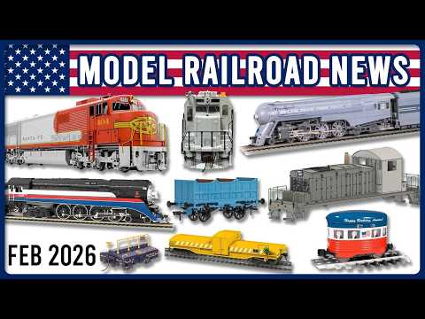 Model Railroad News | Feb 2026 | USA Model Train Announcements!