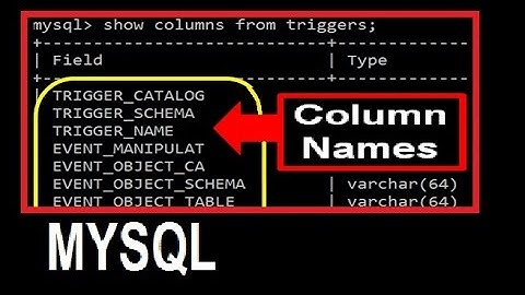 MySQL Commands 001...