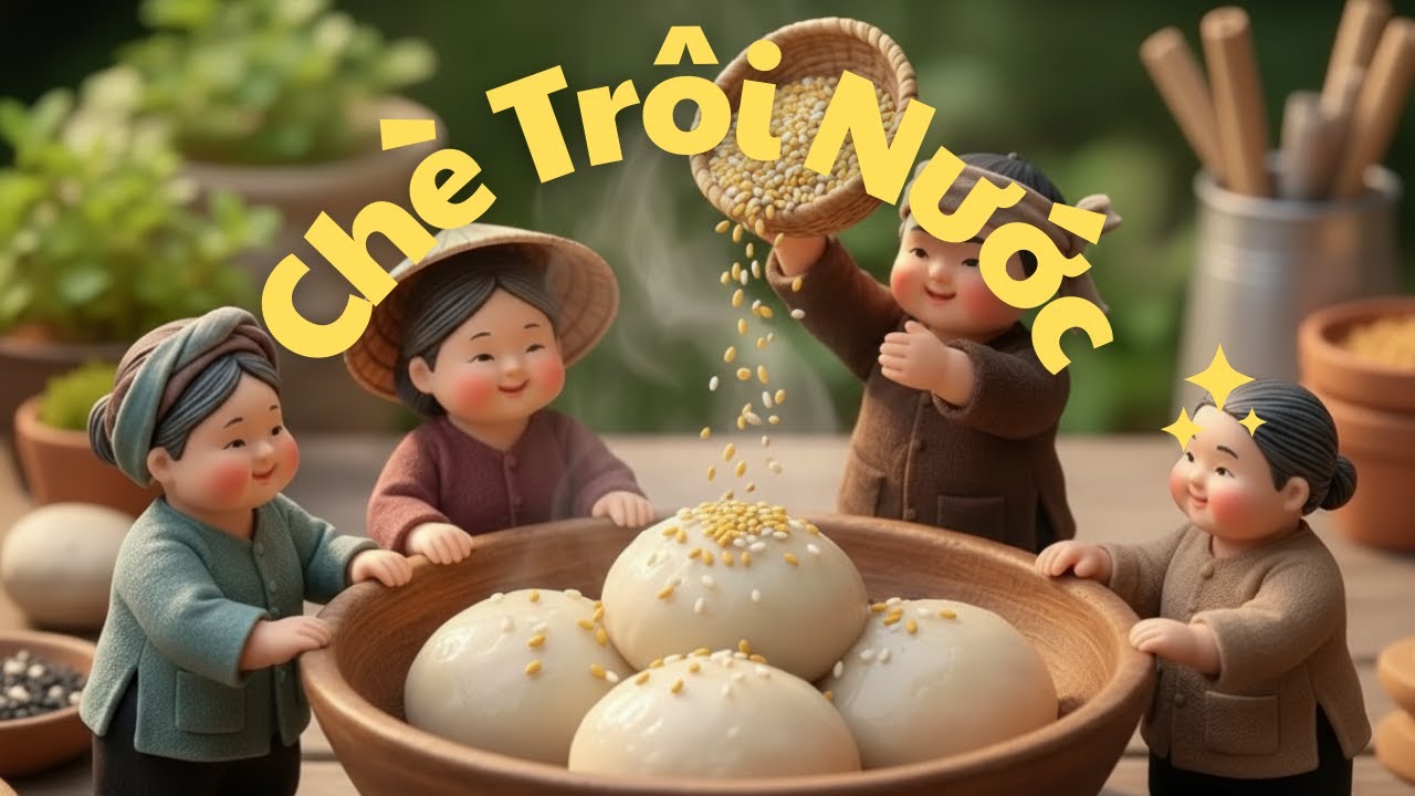 Giant Vietnamese Glutinous Rice Dumplings | Tiny Farmers Cooking Sweet Soup 🍡