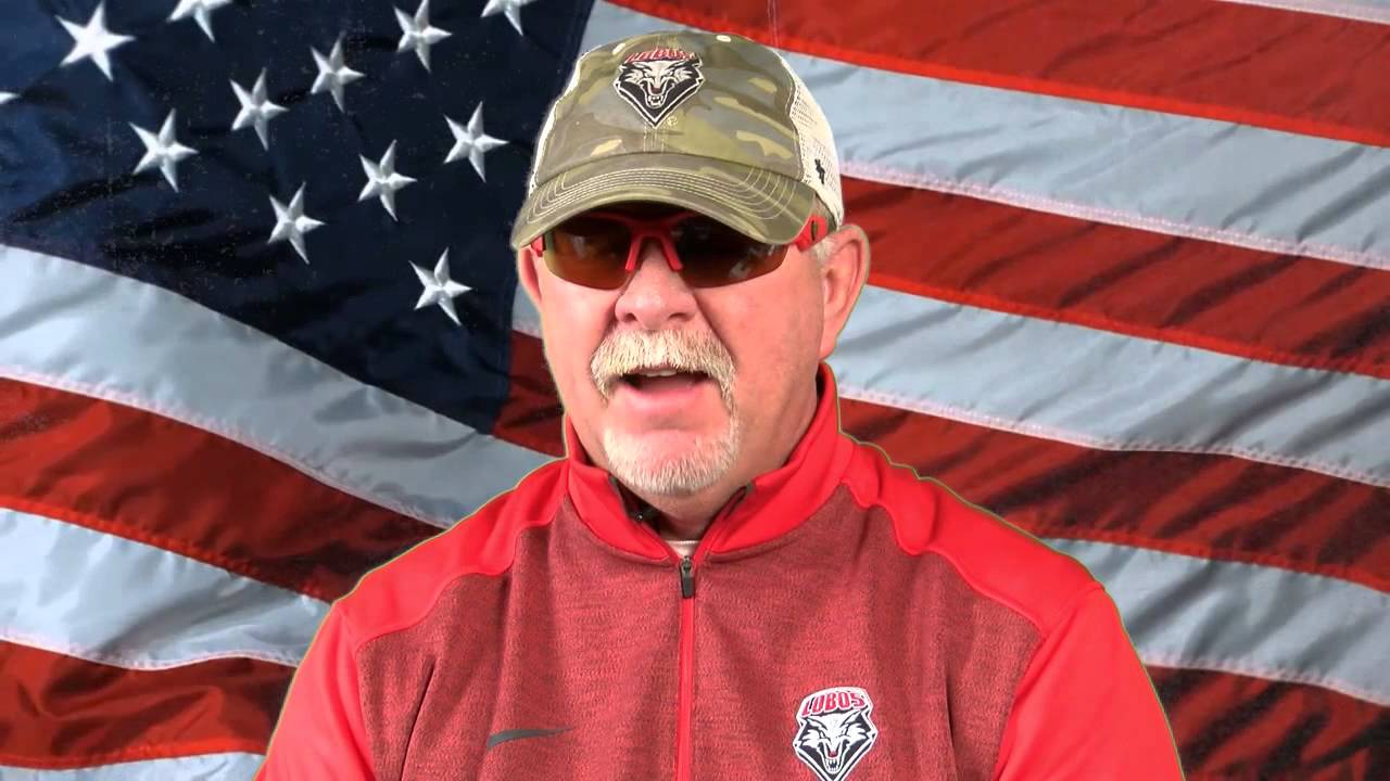 football score Head Coach Ray Birmingham Salutes Our Veterans