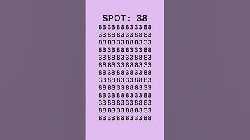 can you find 38 in 5 seconds? #wordpuzzlegame #game #mathematics #mindbendingquiz #puzzle6 5