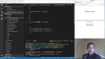 Angular coding 9 Add translation to angular component using translate pipe