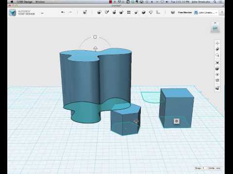 Autodesk 123D - Construct, Extrude
