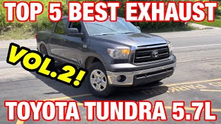 Top 5 BEST EXHAUST Set Ups for Toyota Tundra 5.7L V8 (Vol.2)!