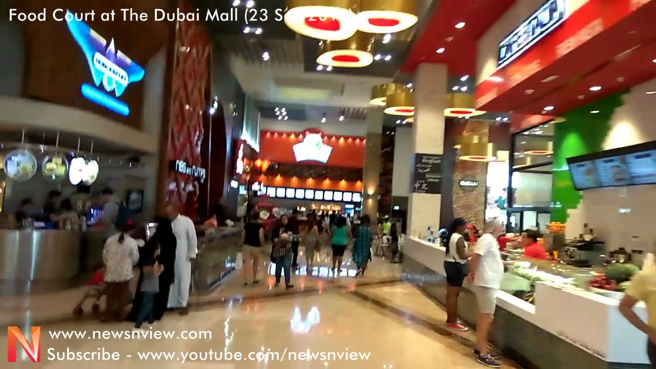 Food Court At The Dubai Mall Mc Donald Dubai Subway Dubai